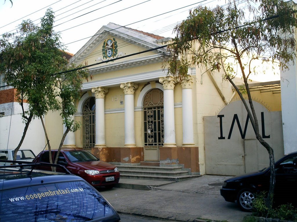 IML DE NITERÓI ( o pavilhão à esquerda da sigla foi demolido )