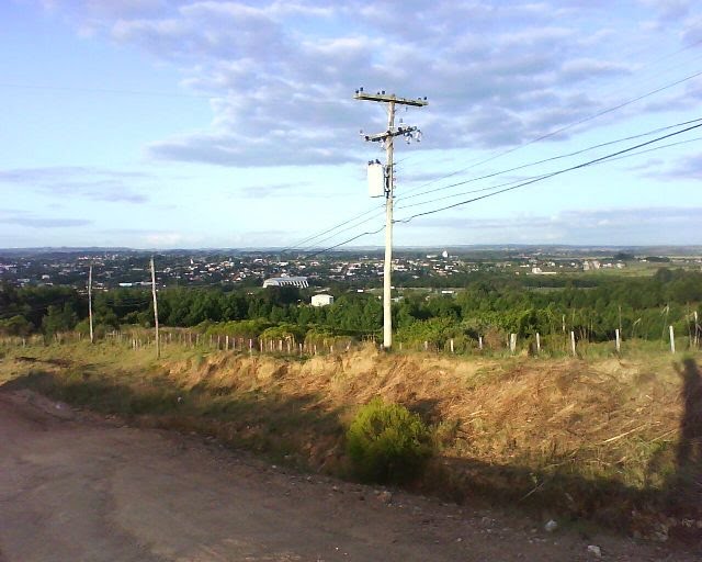 Ginásio Militão visto do morro