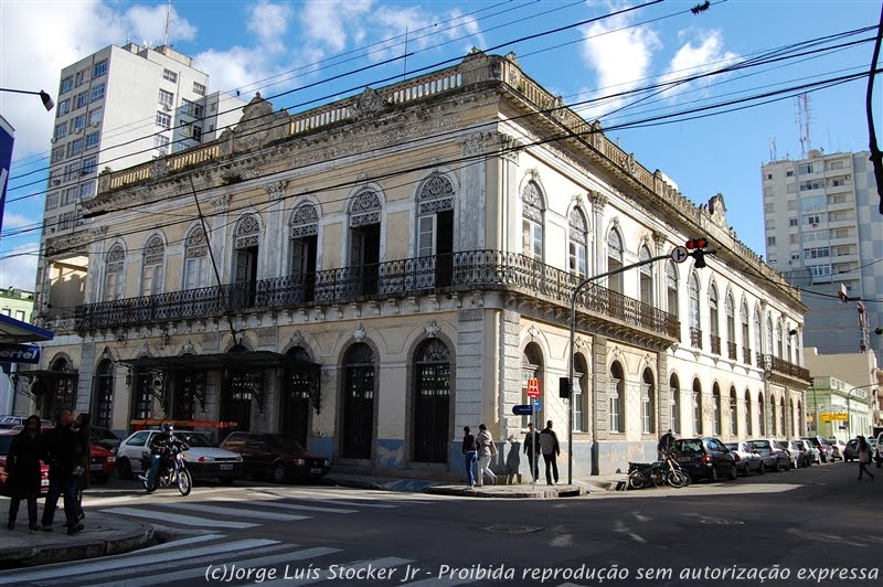 Palacete Braga (1871) - Clube Comercial de Pelotas. Prédio histórico em Pelotas (RS)