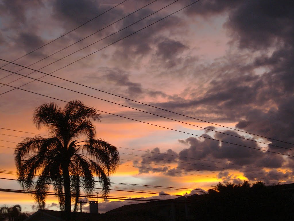 Céu de outono em Pelotas