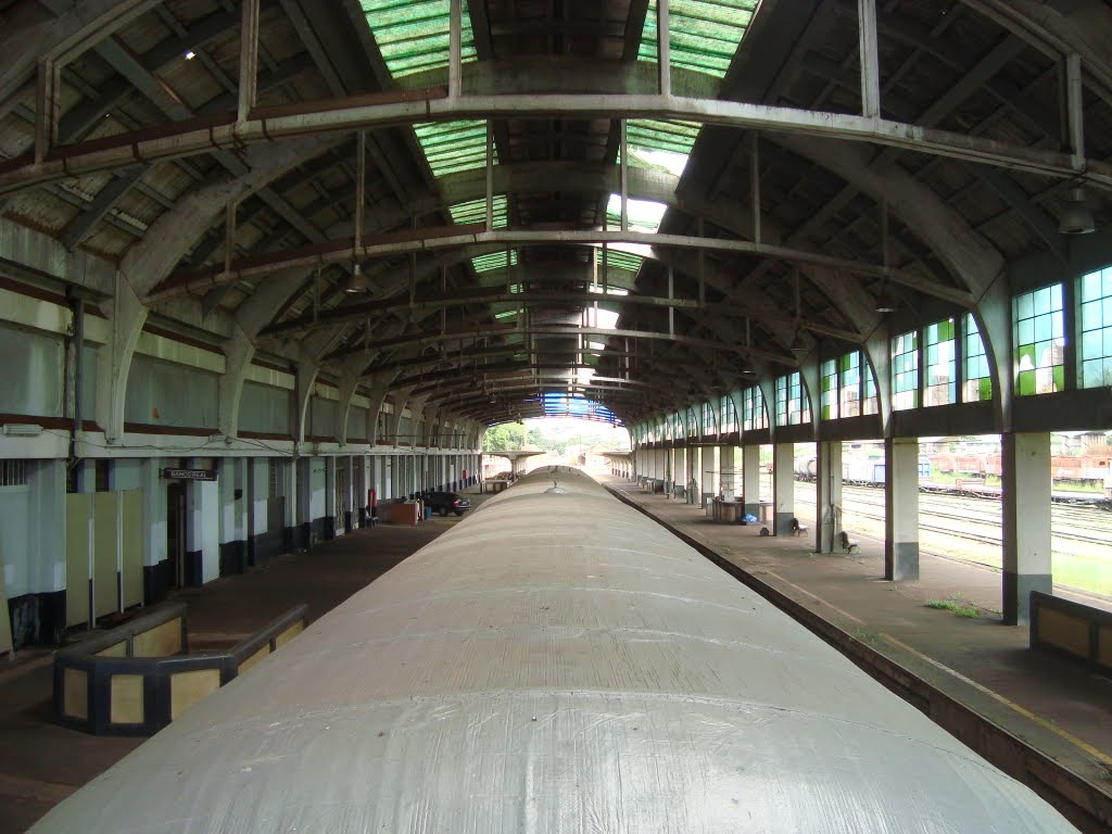 Visão da Estação de Trem de Bauru/patrimônio esquecido e não preservado.