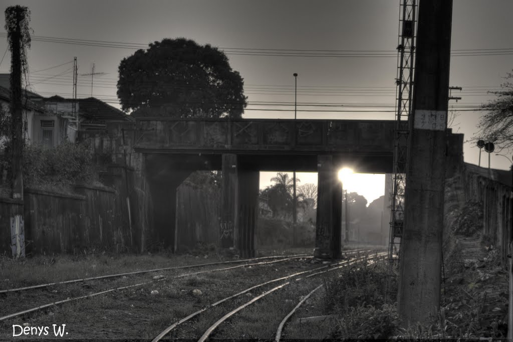Ponte antiga, vista da R. Antônio Alves