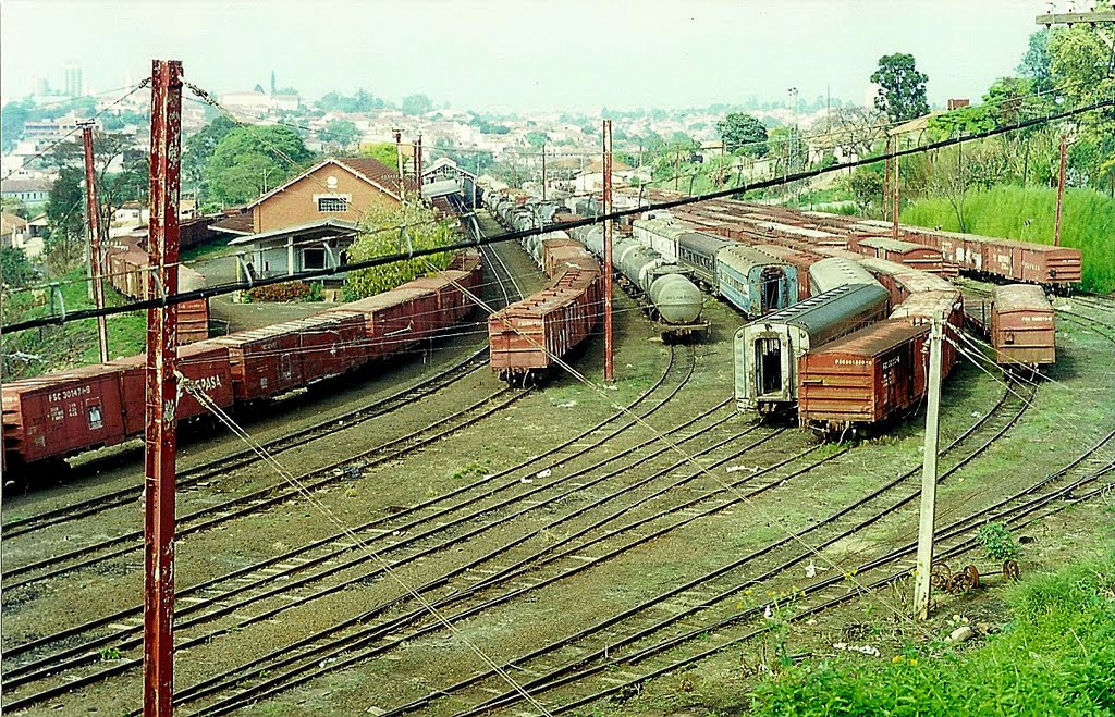 Pátio da Estação Ferroviária - Botucatu
