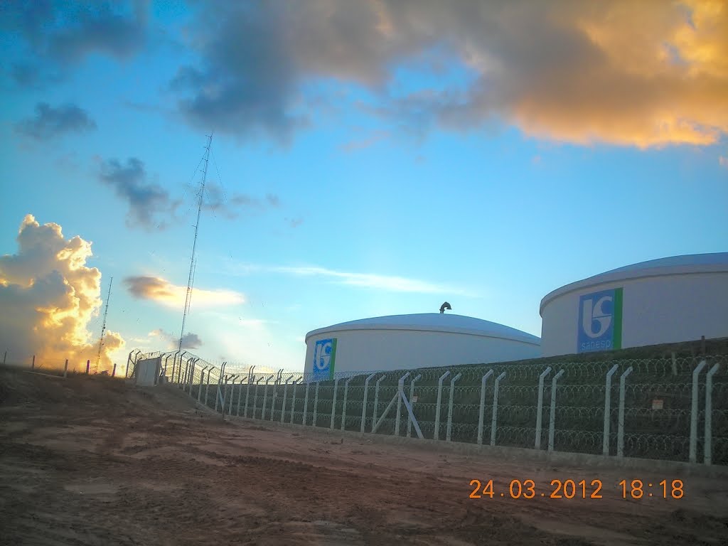 Reservatórios de água da Sabesp