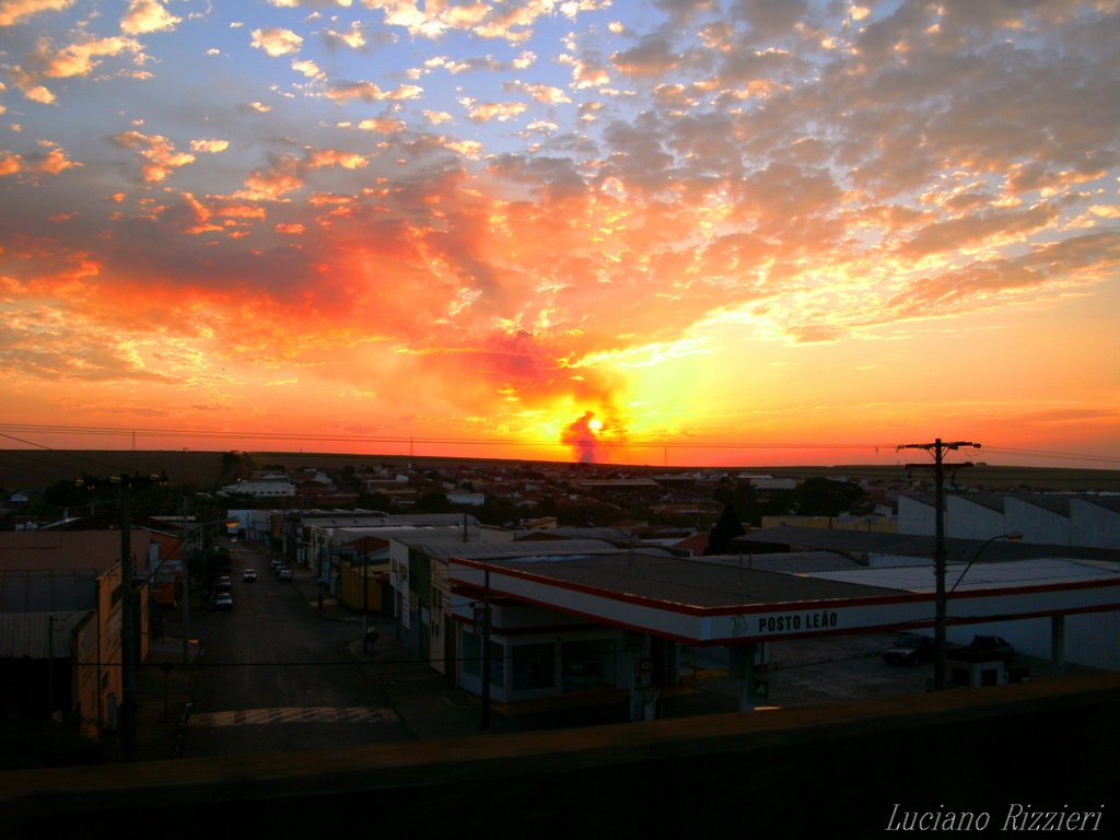 Sunset em Jaú sp -Foto:Luciano Rizzieri