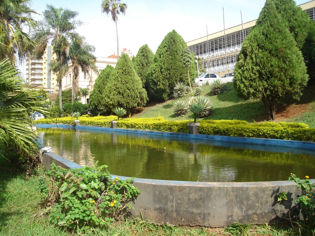 Lago na praça - Jaú - SP - Br