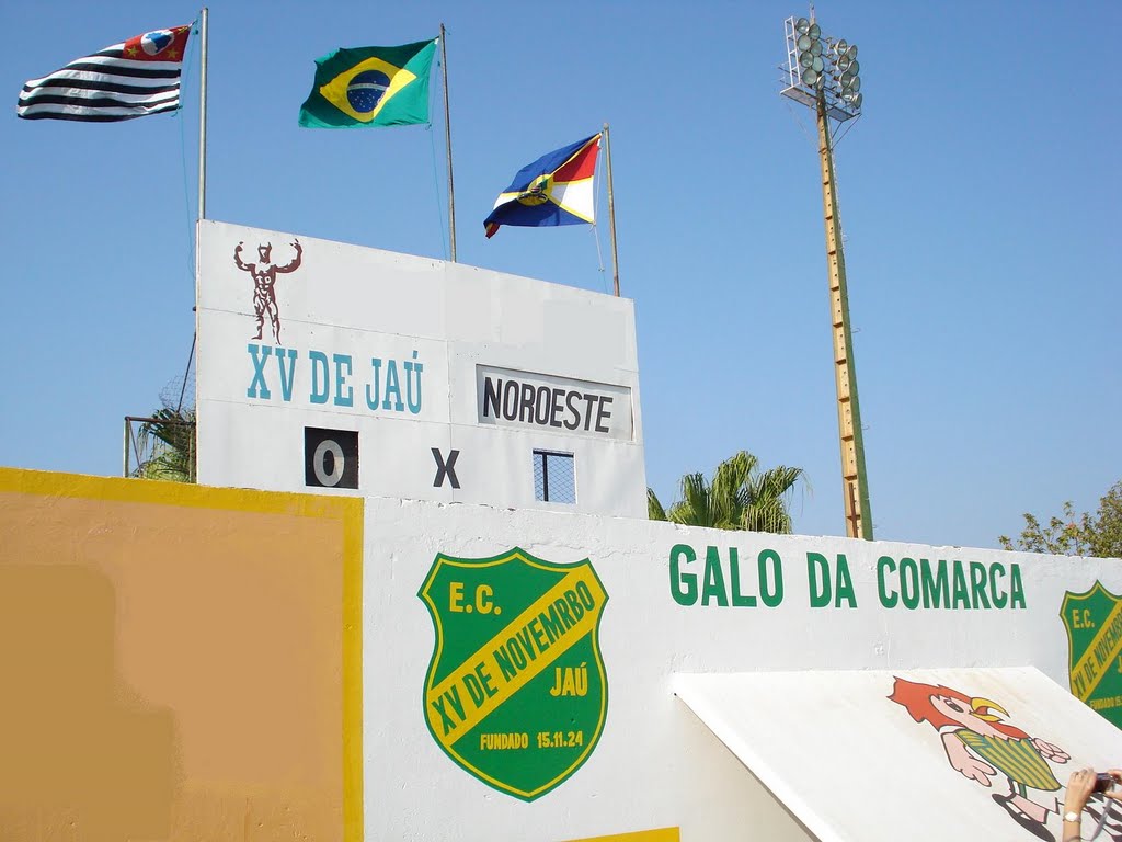The E.C. XV de Novembro, the famous "XV de Jaú", the Galo da Comarca
