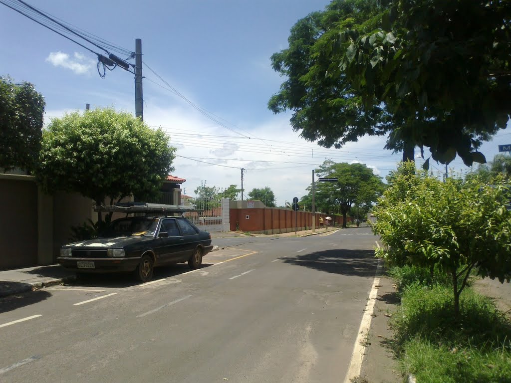 Ruas do bairro Bela Vista - Catanduva-SP em 06/01/2012