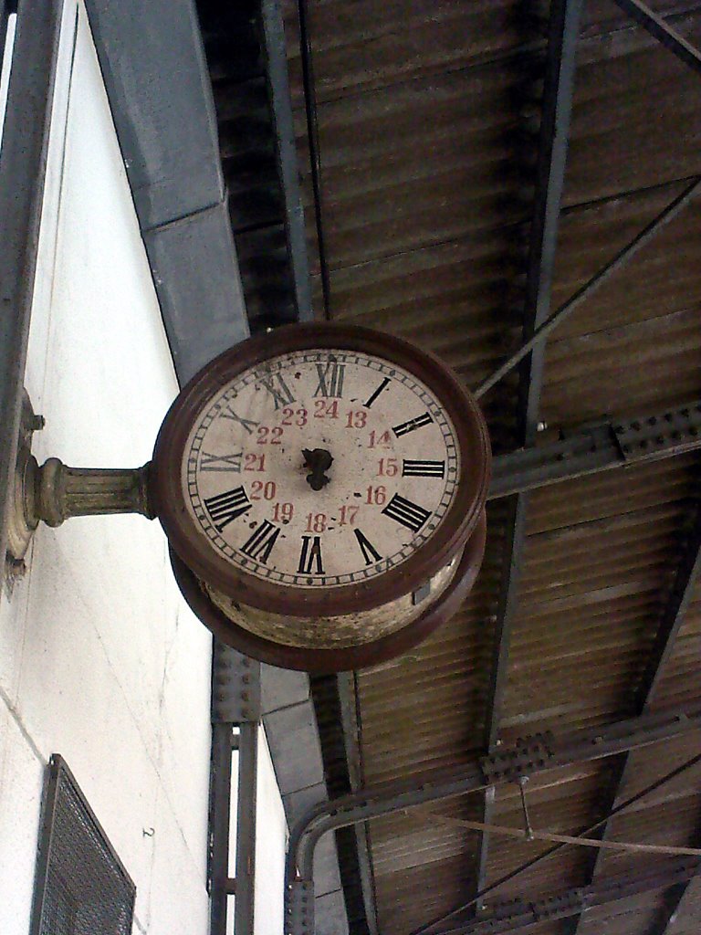 Antigo Relógio - Estação Ferroviária de Marília/SP - Mai/08