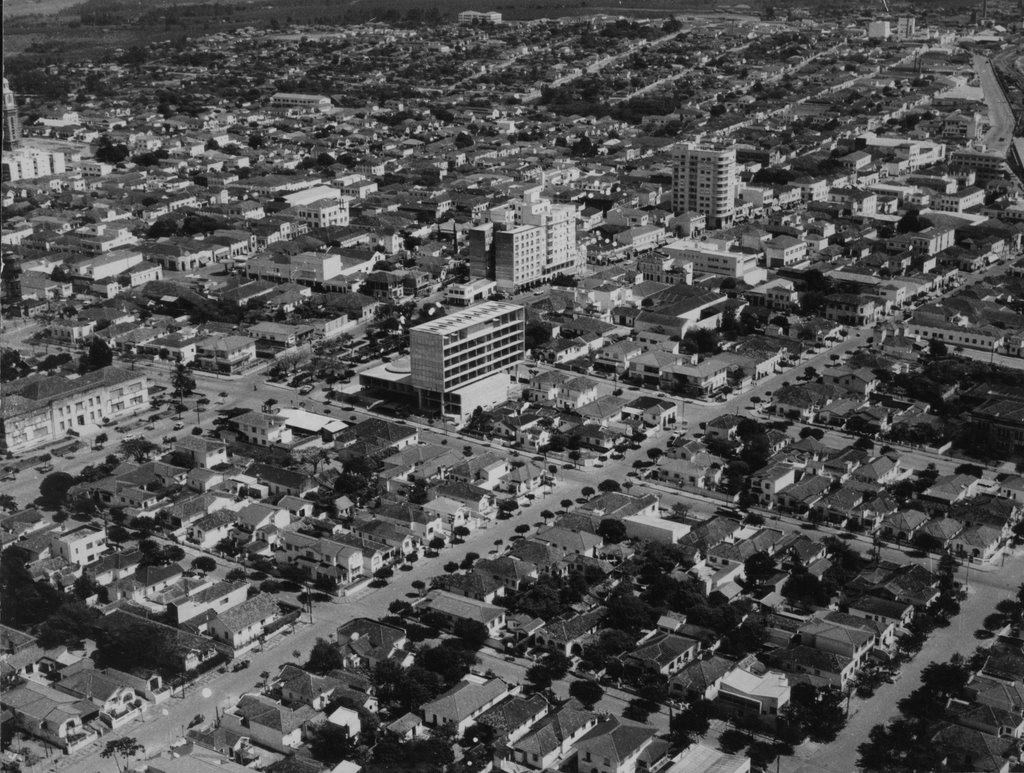 Foto aérea de Marília em 1960