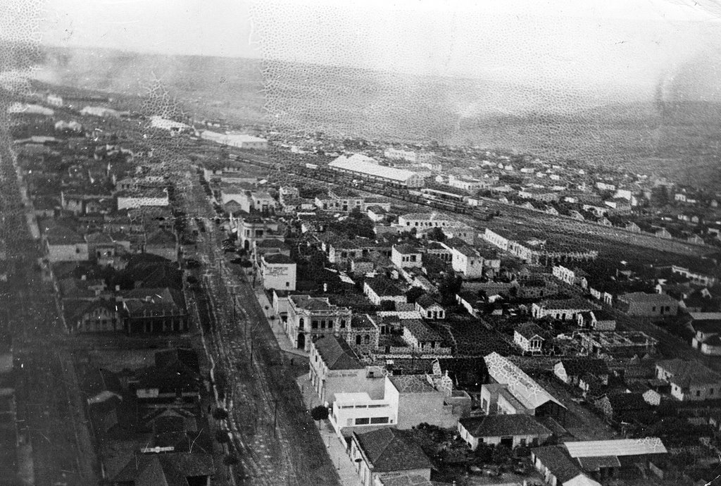 Vista aérea - Av. Sampaio Vidal - Década de 30