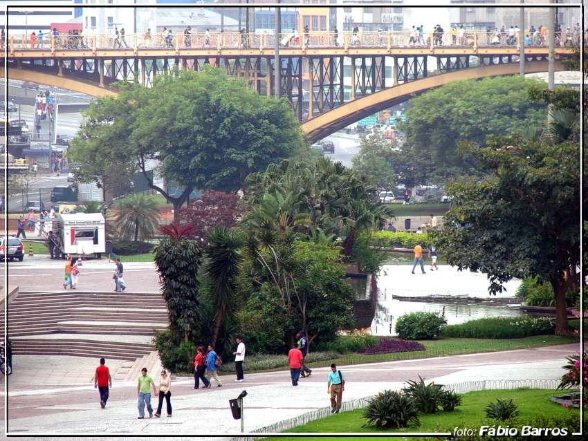 Vale  do anhangabau e Viaduto Sta Ifigenia -  Foto: Fábio Barros(www.cidade3d.blogspot.com.br)
