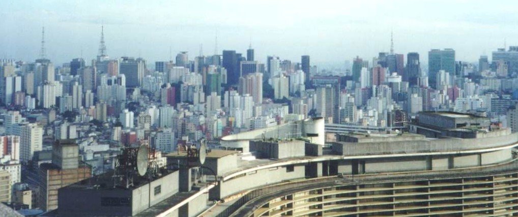 São Paulo (desde o Edifício Itália), Brasil.