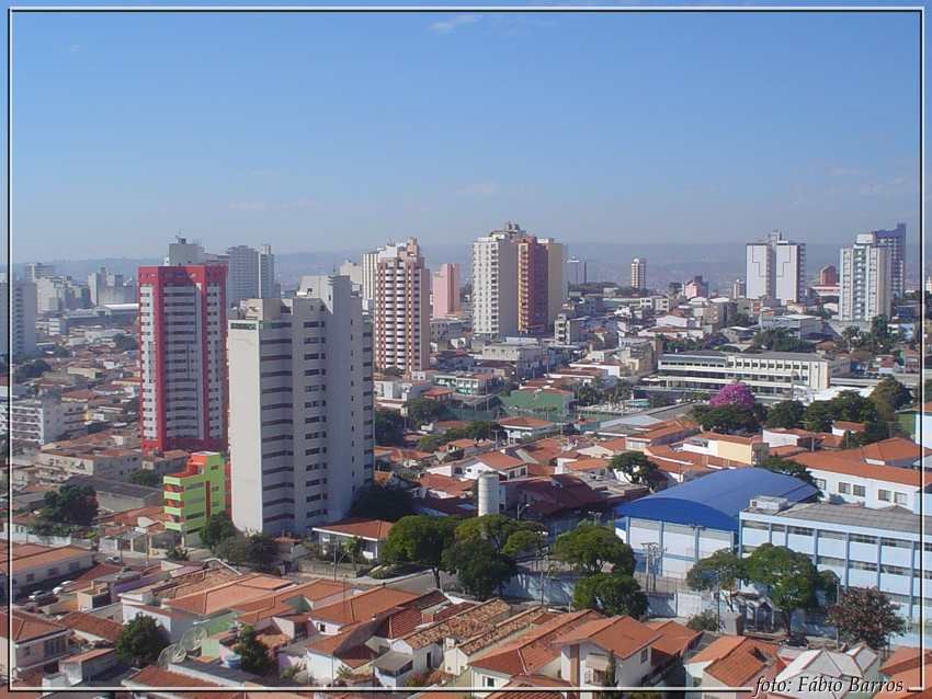 Aérea parcial de Sorocaba  -  Foto: Fábio Barros (www.cidade3d.uniblog.com.br)