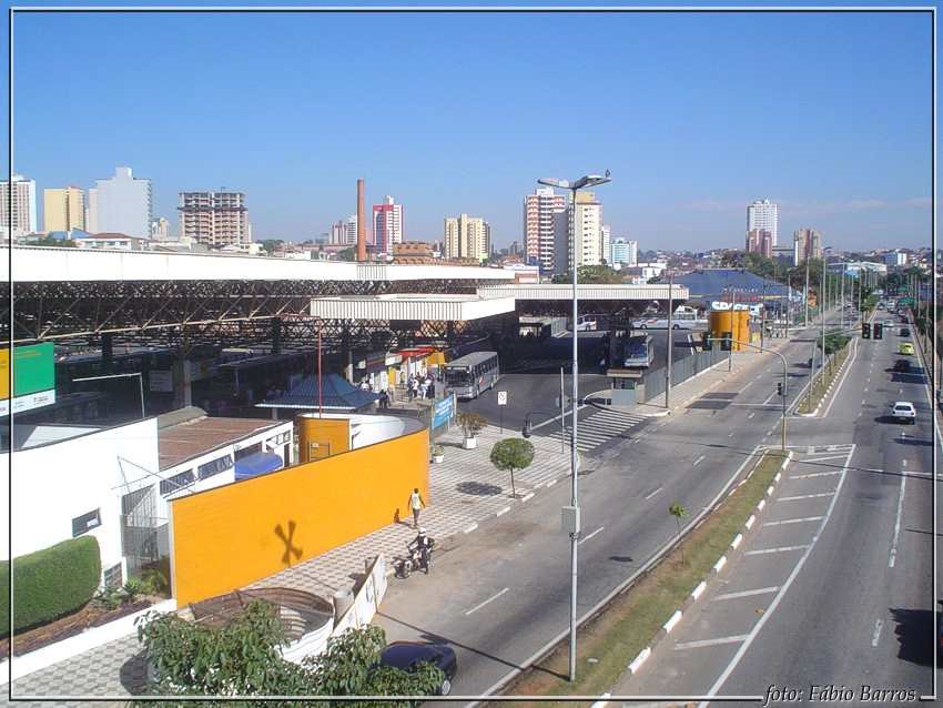 Terminal Santo Antônio e Av. Afonso Vergueiro -  Foto: Fábio Barros (www.facebook.com/Cidade3d)