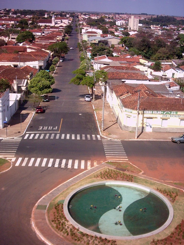 Vista de Araguari do alto do Palacio  ☺