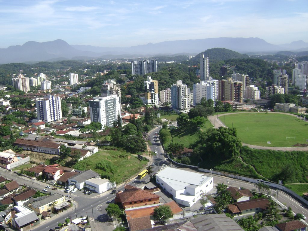 Vista Aérea da Rua Visconde de Taunay Próximo ao 62º BI
