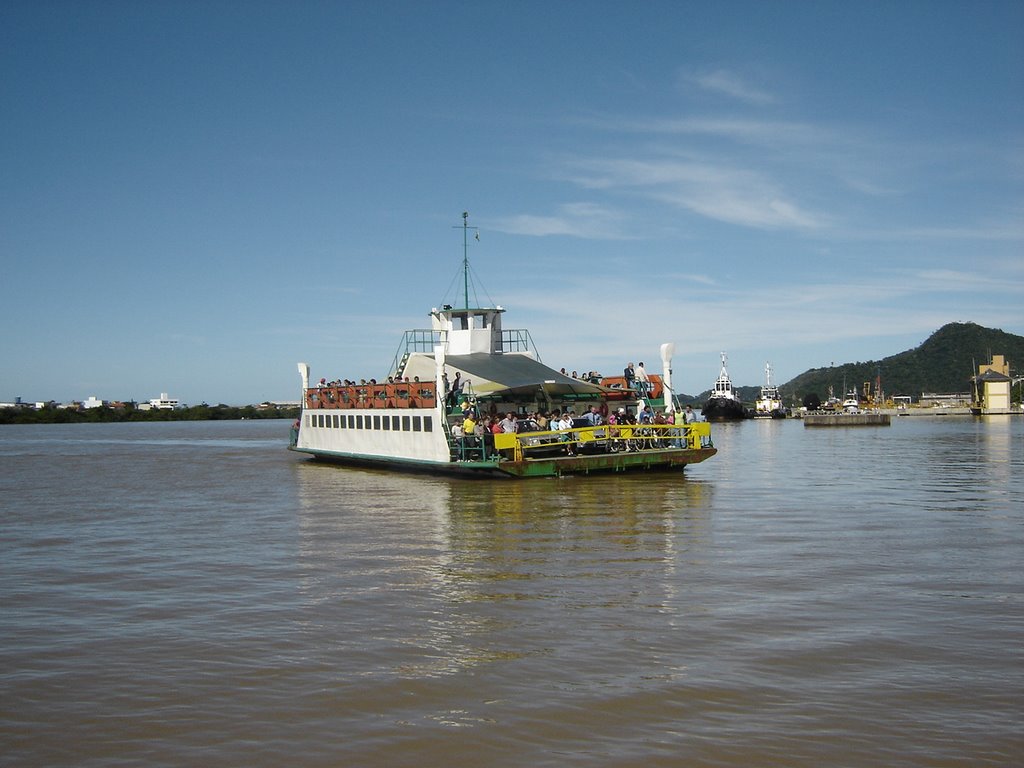 Balsa Itajaí/Navegantes - Rio Itajai-Açu - BRASIL