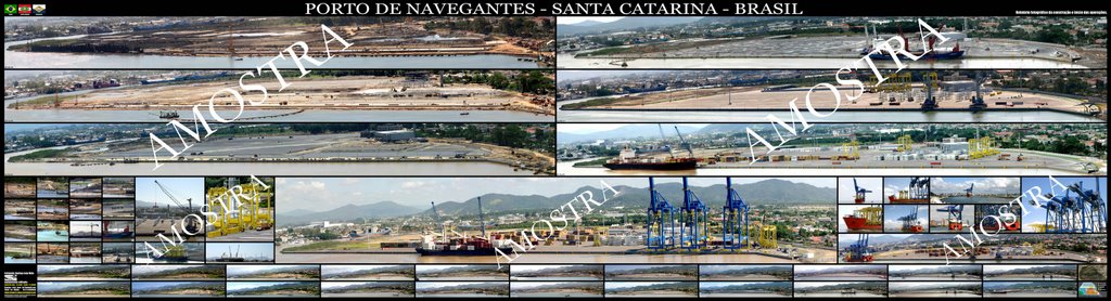 Porto de Navegantes - Relatório fotográfico da construção.