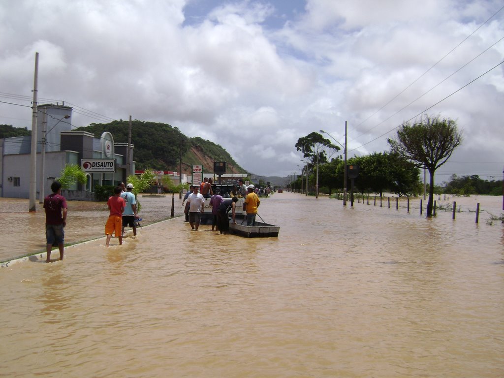 Av. Ver. Abrahão João Francisco Alagada - Enchente 11/2008