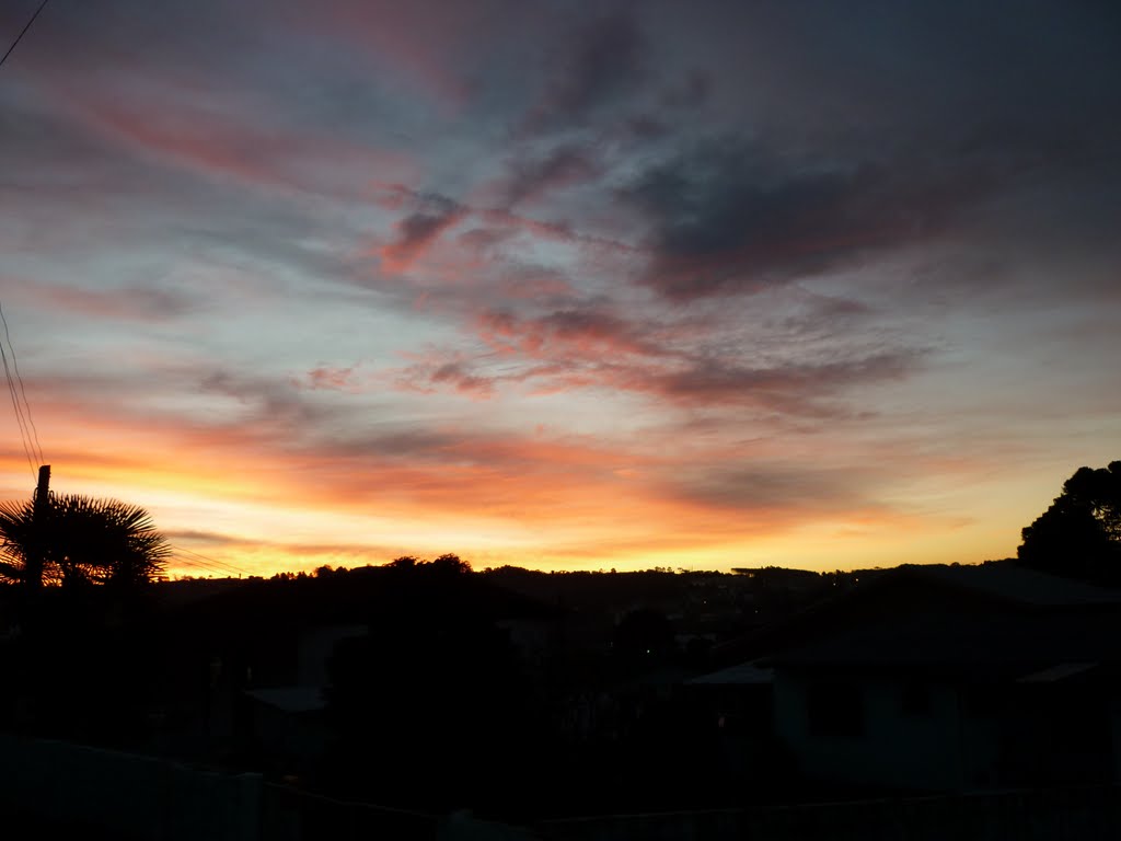 por do sol em lages sc