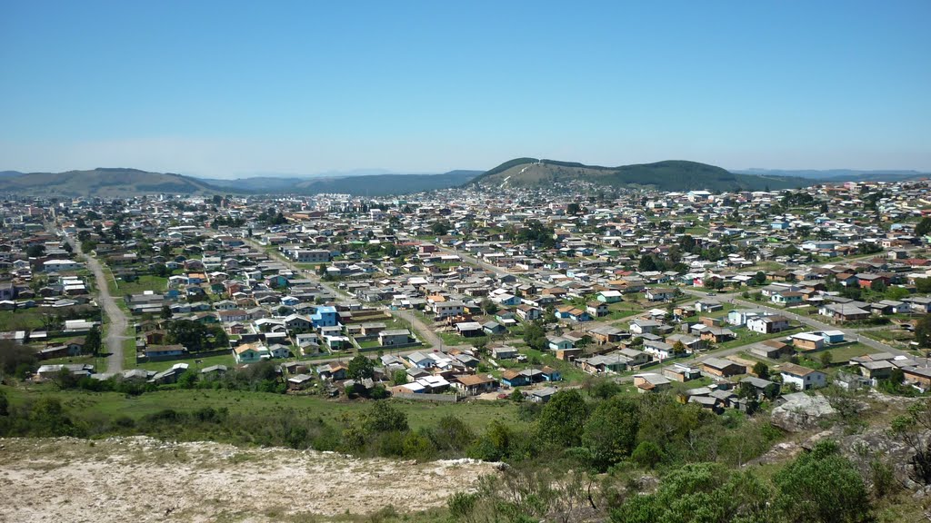 lages vista da area industrial,sc Brasil.