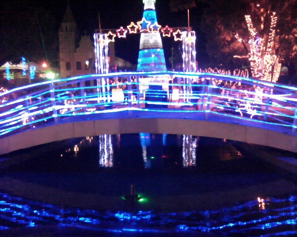 Praça da Matriz , Natal de Luz  em Iguatu-Ce Dezembro de 2011