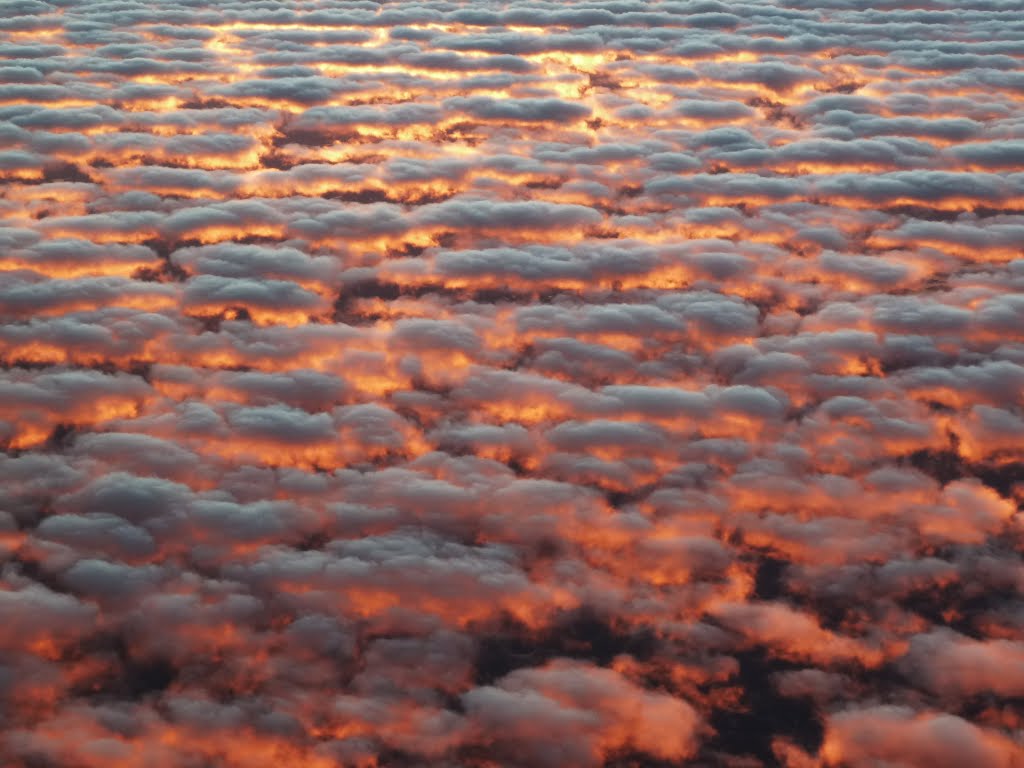 View From the Airplane - Sunset - CE - BR