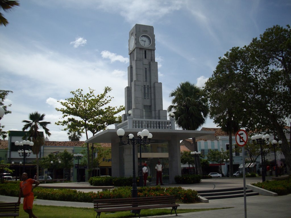 Praça do Relógio no centro da cidade de Sobral
