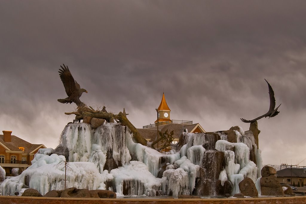 "Frozen in Time" - Fountian in Idaho Falls, ID - Tom Askew