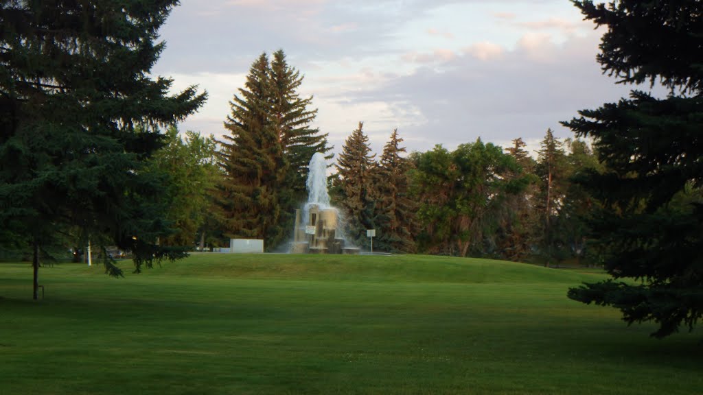 Tautphas Park fountain