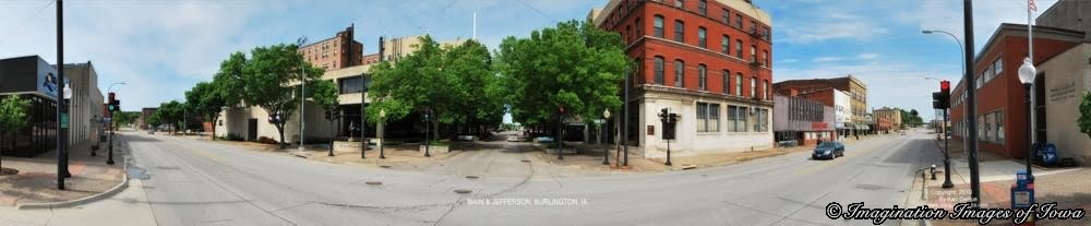 Burlington, Iowa : 2010 Recreation of Historic 1907 Panoramic