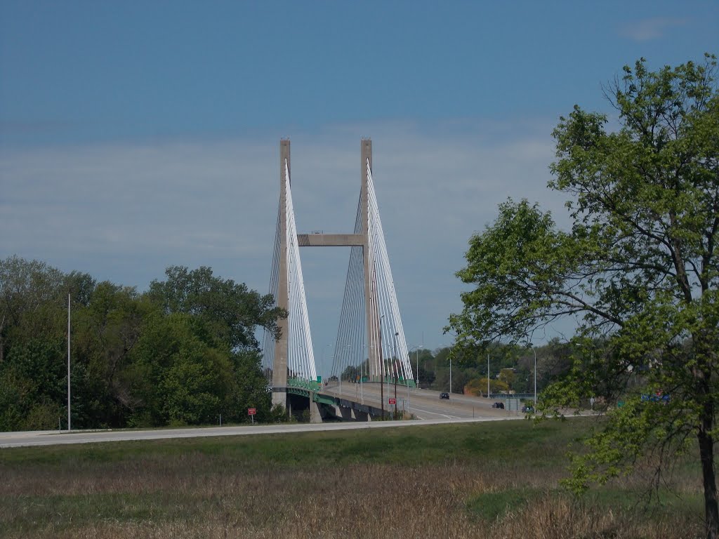 Mississippi River U.S.34 bridge Gulfport Ill.