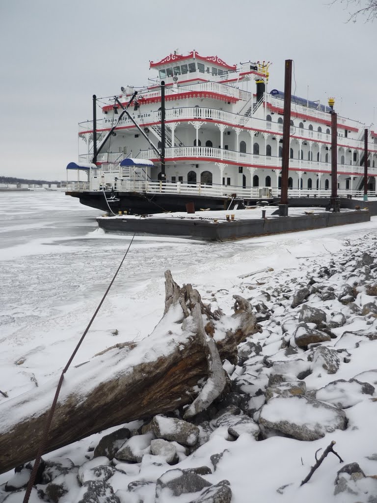 Frozen Riverboat