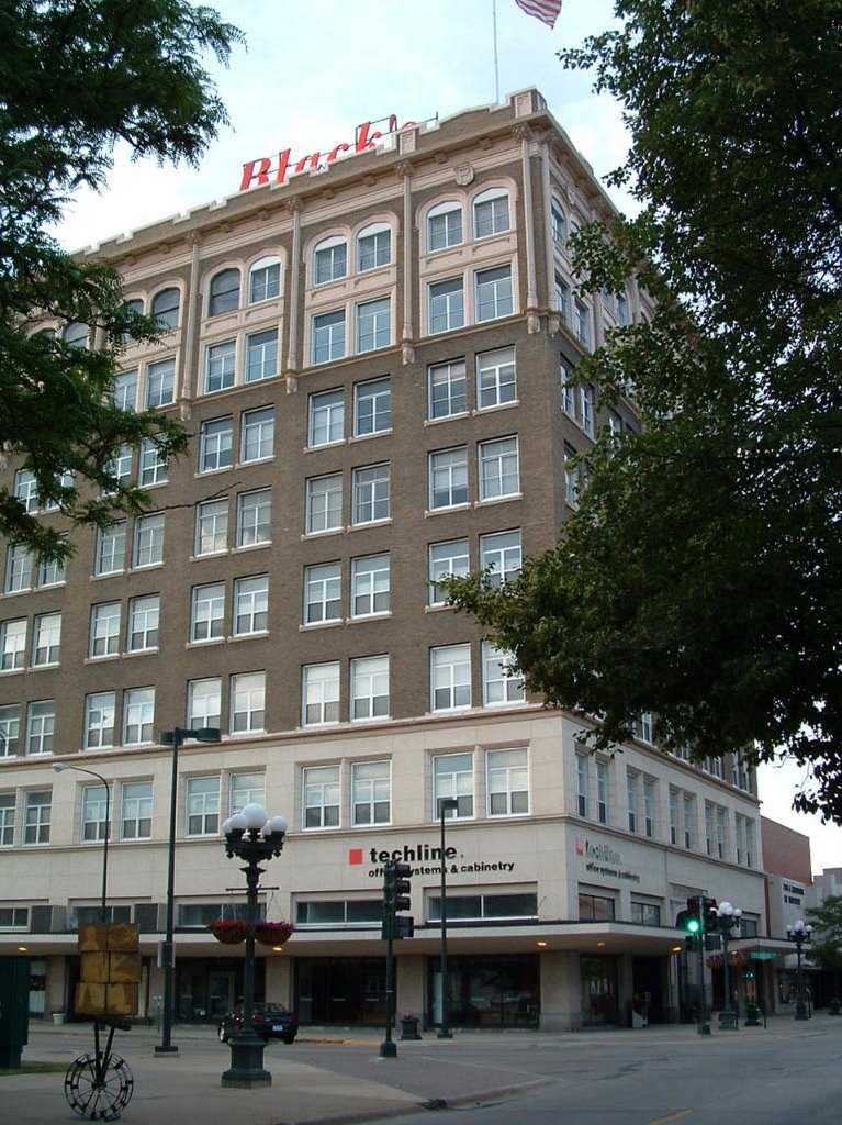 Blacks Building Downtown Waterloo, Iowa