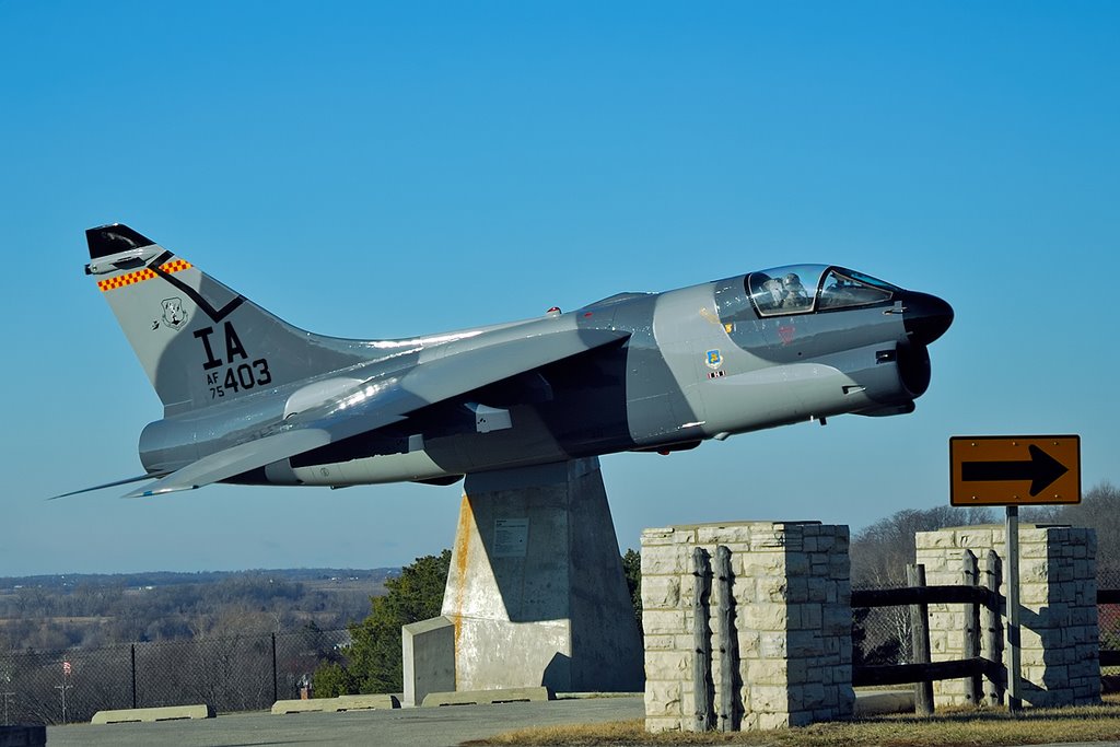 Iowa - Jet near National Guard Camp