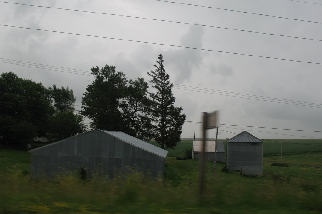 Grain bins near 300th