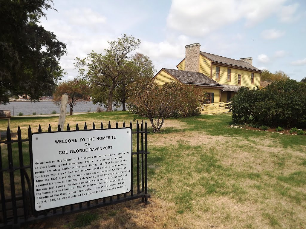 Col. George Davenport homesite