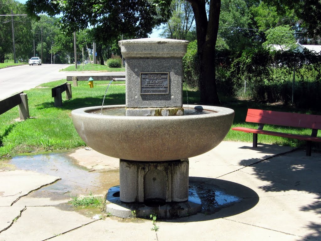 Old Southeast Water Trough at Sam Cohen Park on Scott Ave.