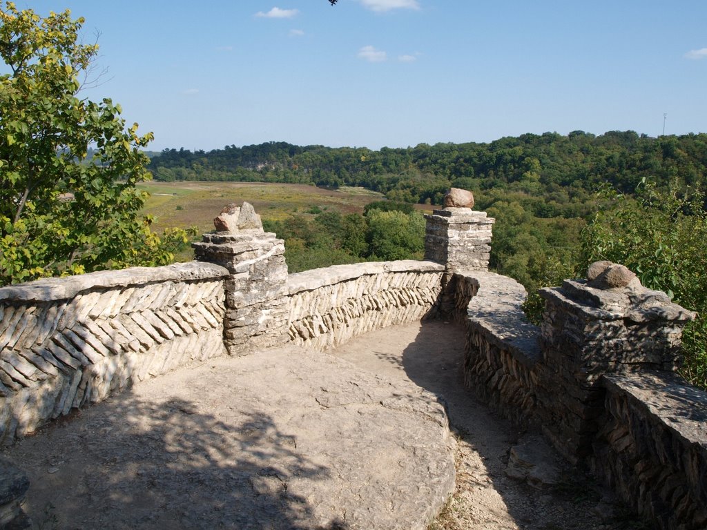 Decorah Community Prairie from Pulpits Rock