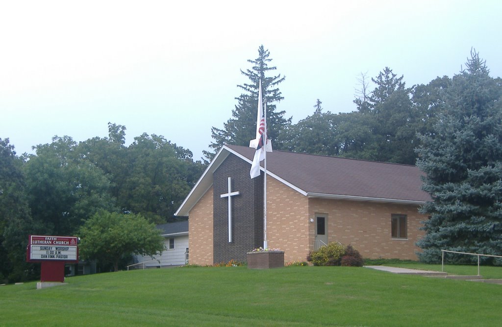 Faith Lutheran Church in Parkersburg, Iowa  (August 2007)