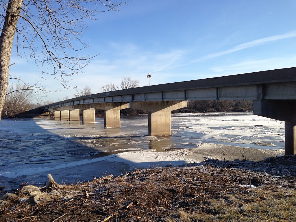 Cedar River Under Bridge