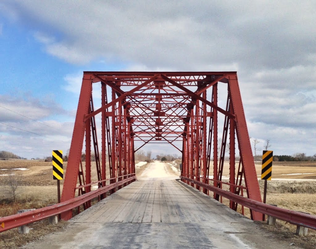 Look Across Old Durow Road Bridge Over Blue Creek