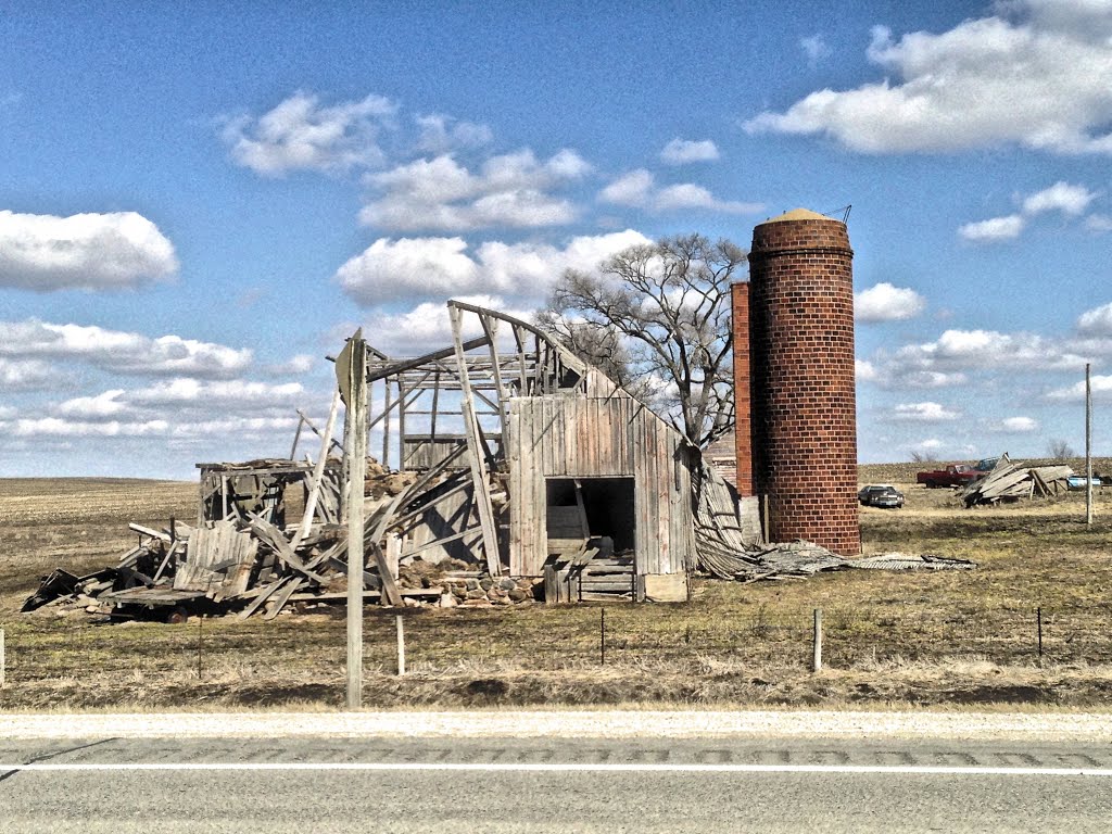Brick Silo & Ruined Barn