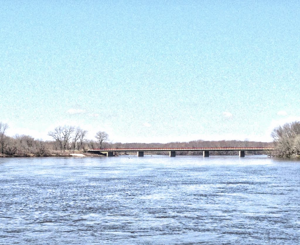 Lewis Bottoms Access Road Bridge Over Cedar River