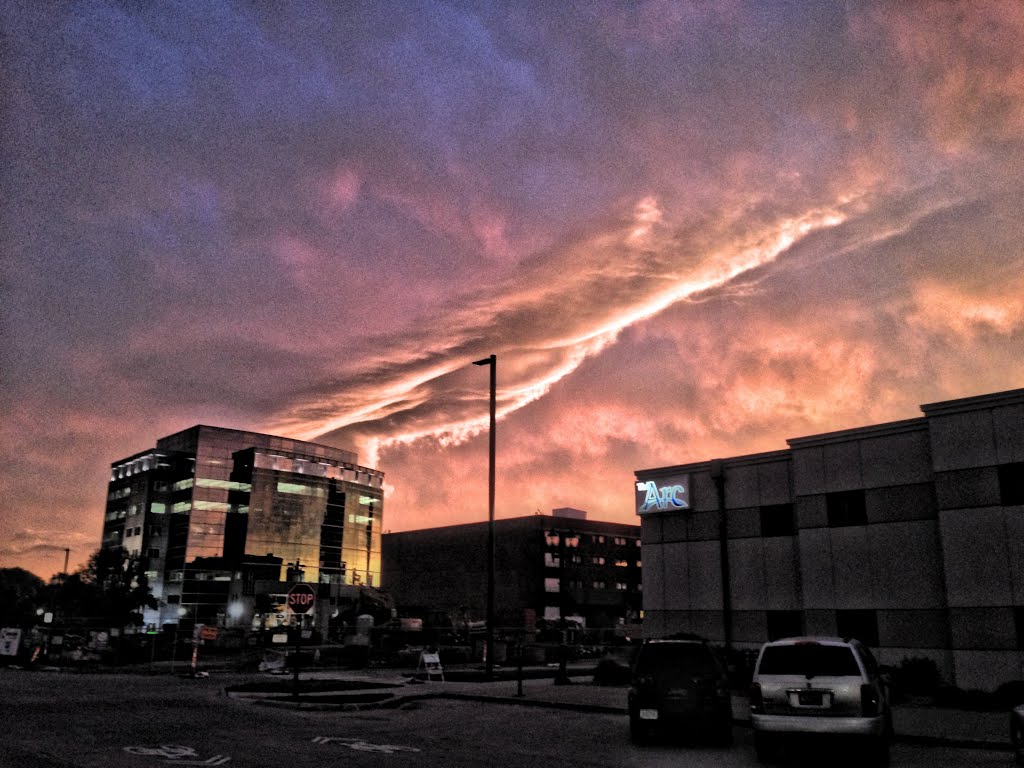 Storm Front At Dusk