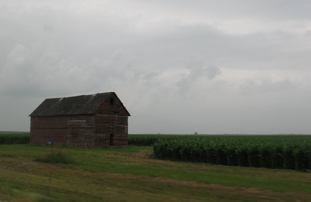 Old red barn off Yankee Ave