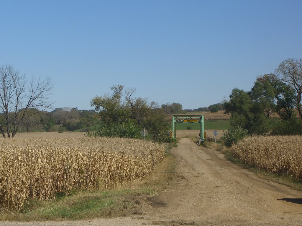 Old Iron Bridge in the Fields