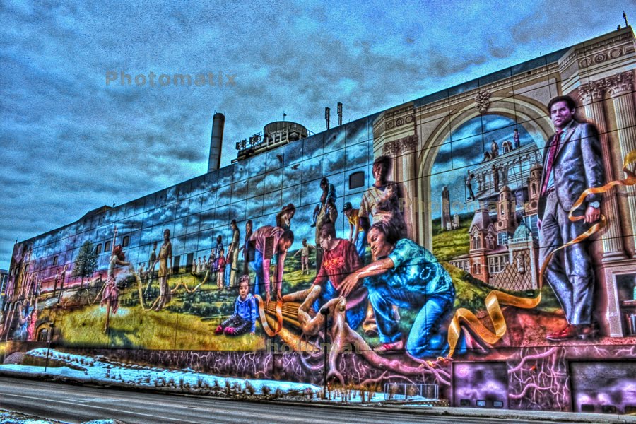 Mural in Downtown Omaha
