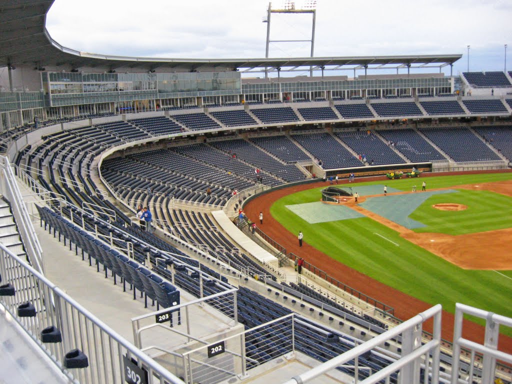 Brand new TD Ameritrade Park Omaha.  Open House April 18th, 2011.  Home of the College World Series